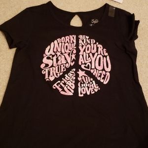 Girl's short sleeve top-Never worn